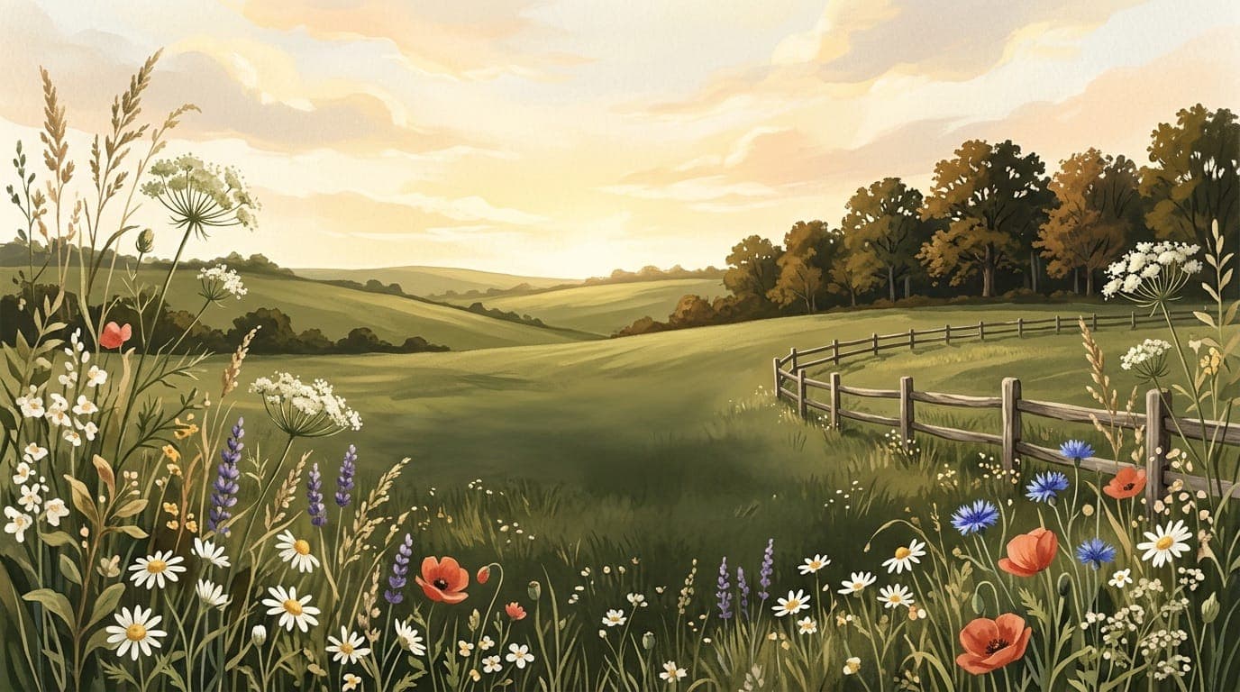 Escena del mundo Countryside