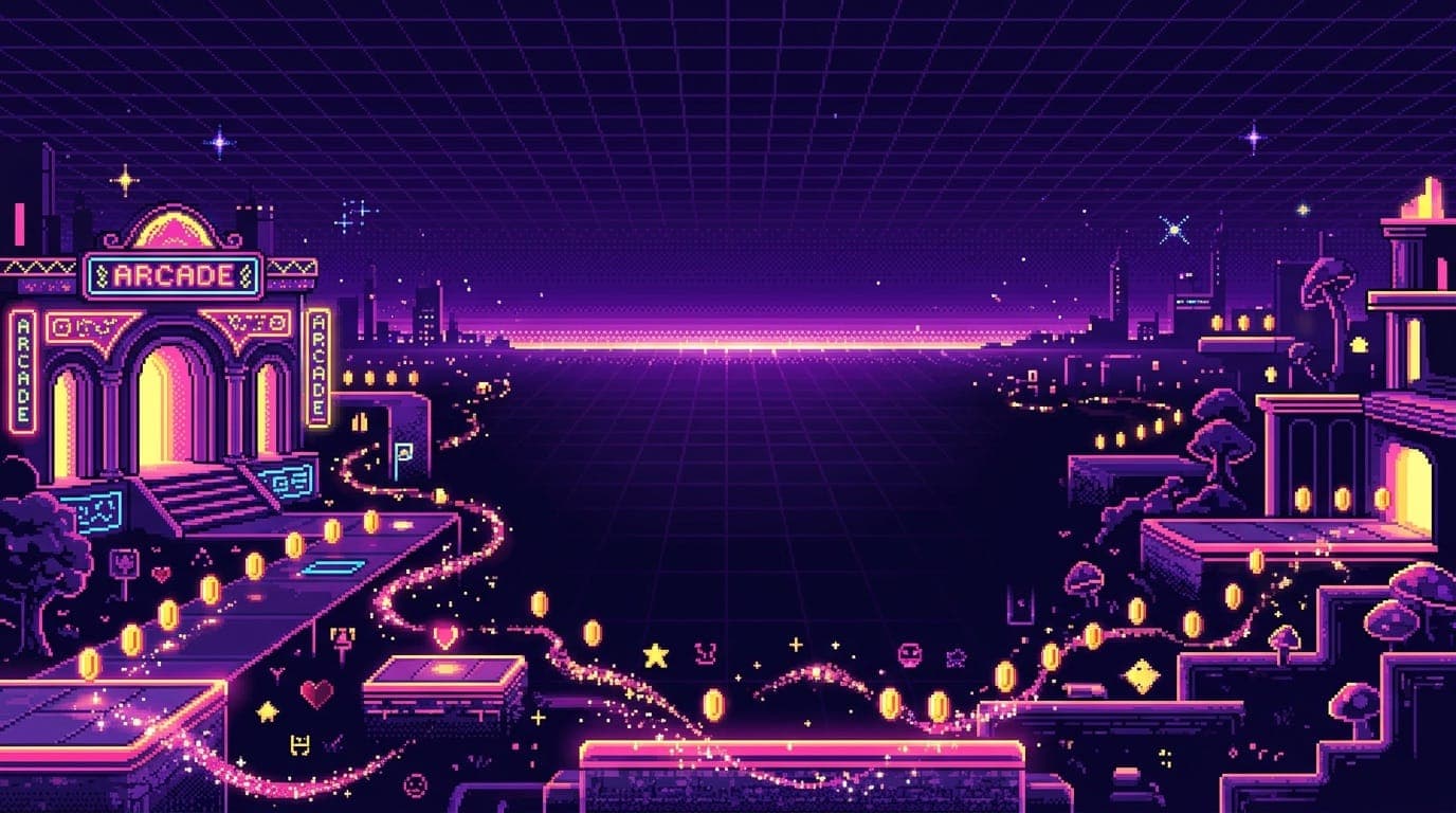 Escena del mundo Arcade World
